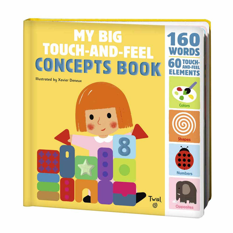 Touch-and-Feel Books - My Big Touch-and-Feel Concepts Book (Board book) - 買書書 BuyBookBook