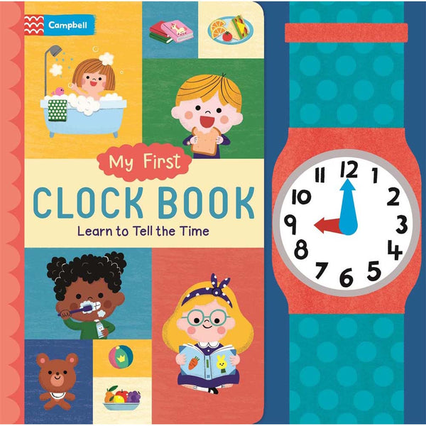 My First Clock Book: Learn to Tell the Time (Campbell Books)-Nonfiction: 學前基礎 Preschool Basics-買書書 BuyBookBook