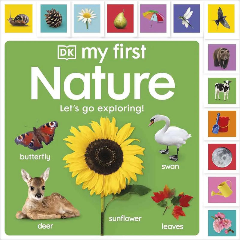 My First Nature Let's Go Exploring (Board Book)-Nonfiction: 動物植物 Animal & Plant-買書書 BuyBookBook