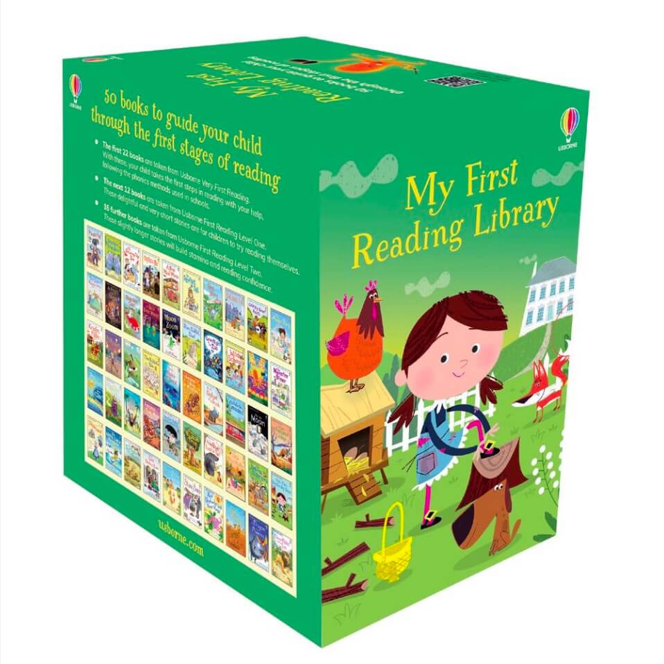New Usborne My First Reading Library - Stage 1 (with QR code Audio)-Fiction: 兒童繪本 Picture Books-買書書 BuyBookBook