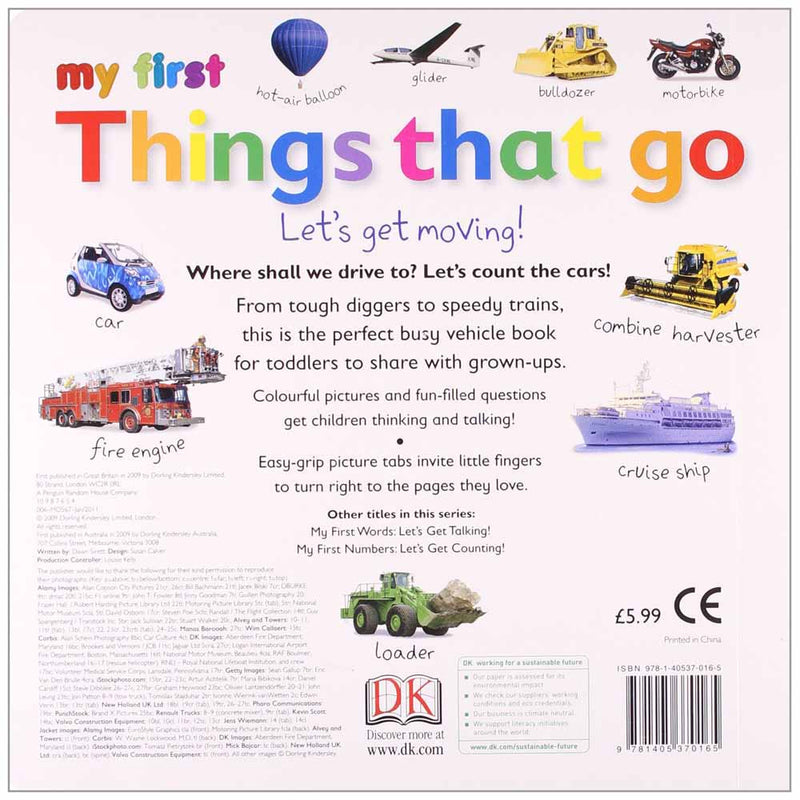 My First Things that Go Let's Get Moving (Hardback) DK UK