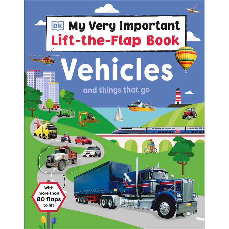 My Very Important Lift-the-Flap Book - Vehicles and Things That Go-Nonfiction: 常識通識 General Knowledge-買書書 BuyBookBook