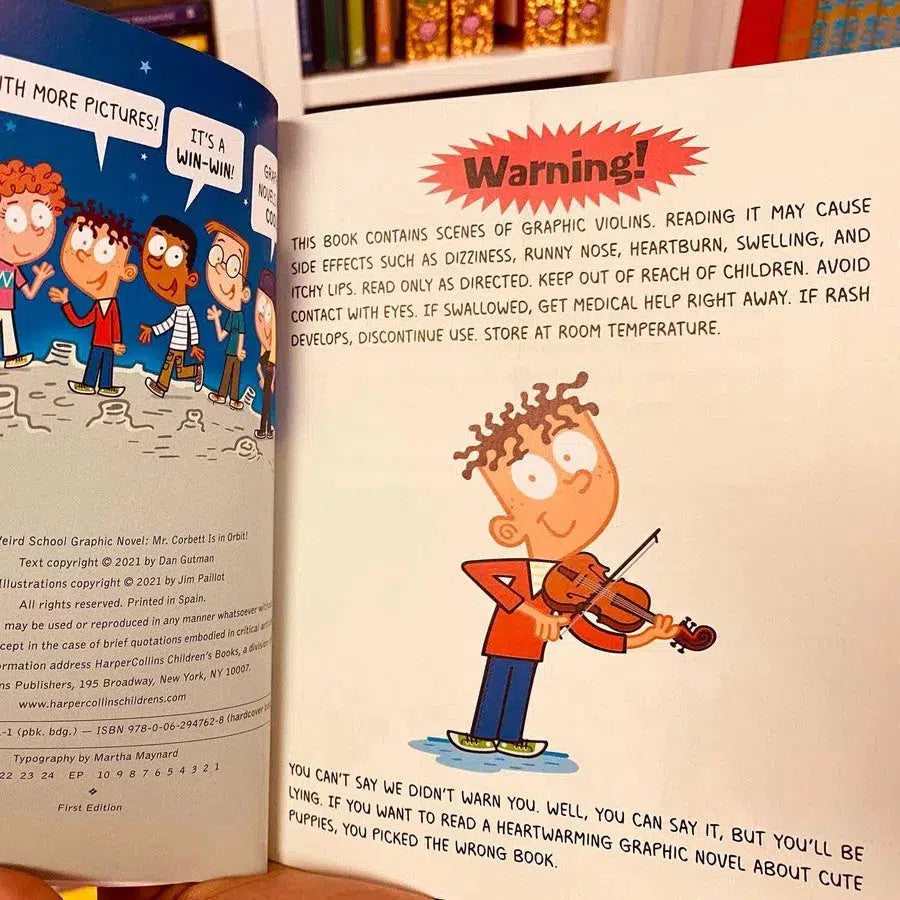 My Weird School Graphic Novel #01 Mr. Corbett Is in Orbit! (Dan Gutman) Harpercollins US