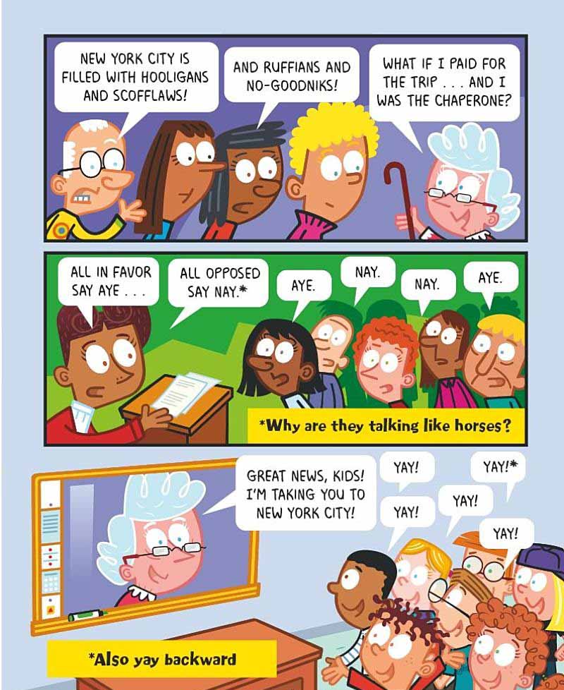 My Weird School Graphic Novel #03 Dorks in New York! (Dan Gutman)-Fiction: 幽默搞笑 Humorous-買書書 BuyBookBook