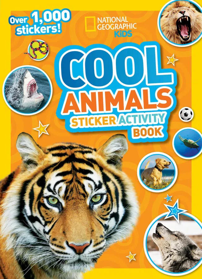 NGK Cool Animals Sticker Activity Book-Children’s interactive and activity books and kits-買書書 BuyBookBook