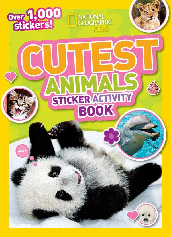 NGK Cutest Animal Sticker Activity Book-Children’s interactive and activity books and kits-買書書 BuyBookBook