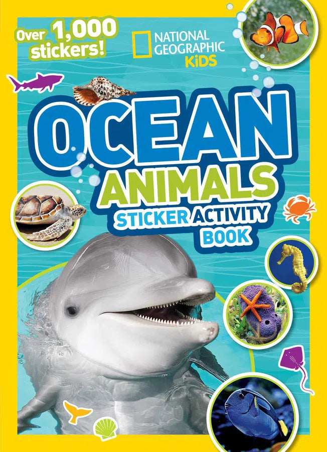 NGK Ocean Animals Sticker Activity Book-Children’s interactive and activity books and kits-買書書 BuyBookBook