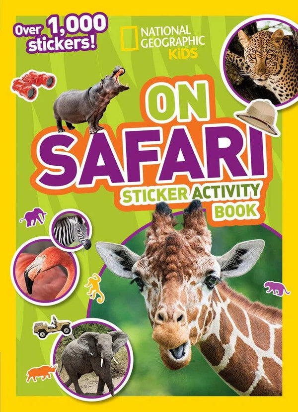 NGK Safari Sticker Activity Book-Children’s interactive and activity books and kits-買書書 BuyBookBook