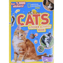 NGK Sticker Activity Book - Cats - 買書書 BuyBookBook