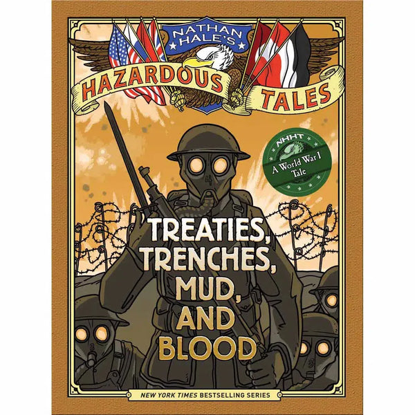 Nathan Hale's Hazardous Tales #04 - Treaties, Trenches, Mud, and Blood (Hardback) - 買書書 BuyBookBook
