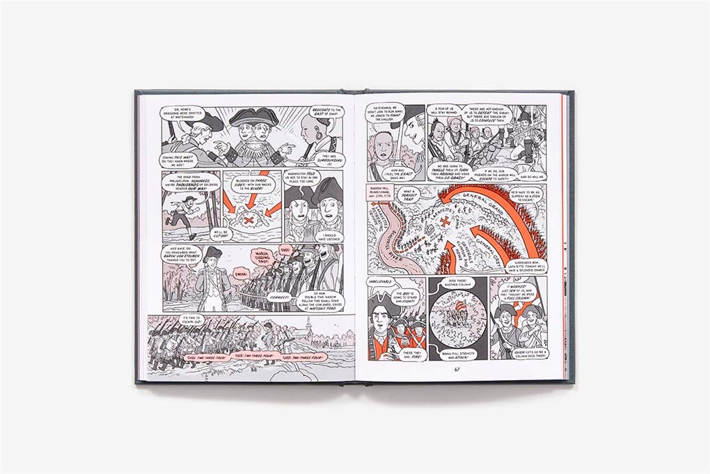 Nathan Hale's Hazardous Tales #08 - Lafayette! (Hardback) - 買書書 BuyBookBook