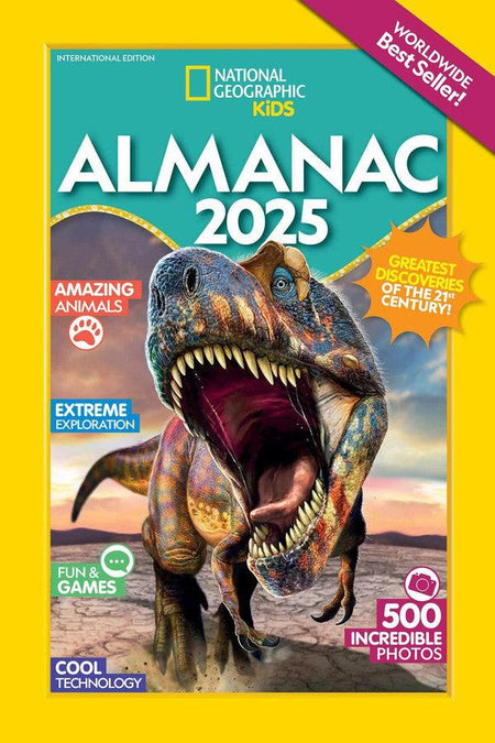 National Geographic Kids Almanac 2025 (International Edition)-Children’s / Teenage reference: Encyclopaedias, general reference-買書書 BuyBookBook