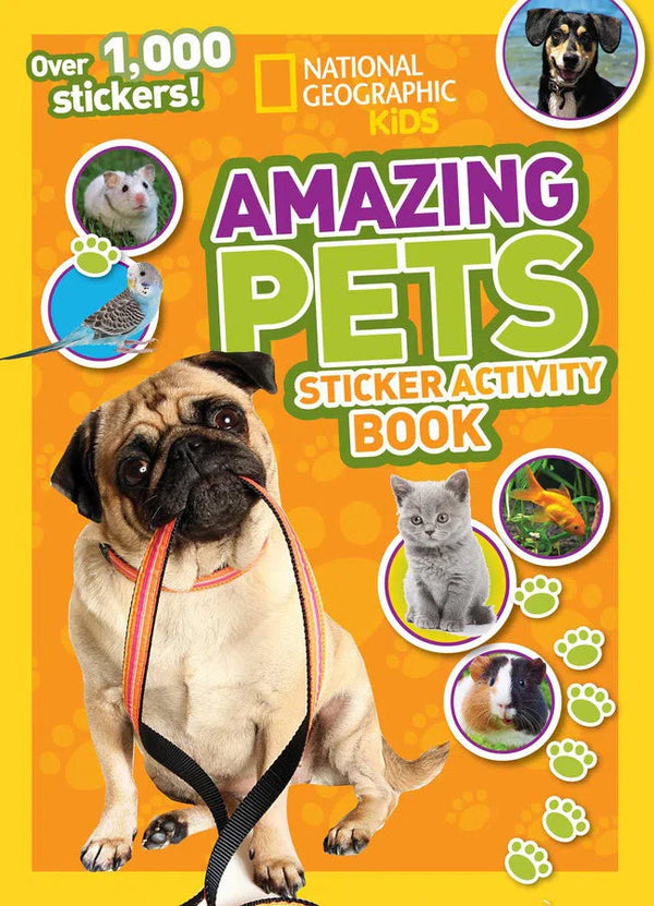 National Geographic Kids Amazing Pets Sticker Activity Book-Children’s interactive and activity books and kits-買書書 BuyBookBook