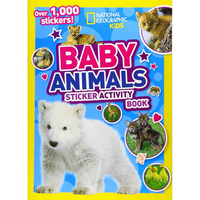 NGK Sticker Activity Book - Baby Animals - 買書書 BuyBookBook