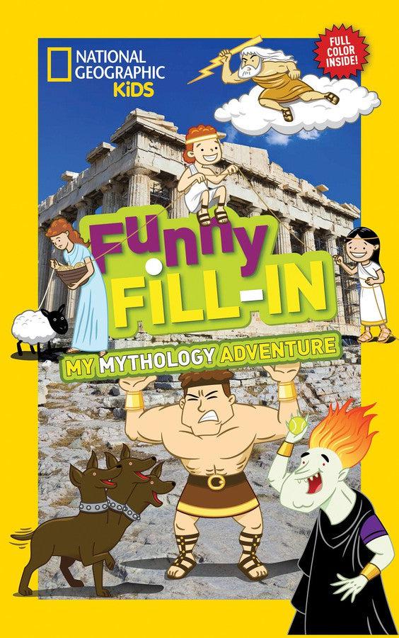 National Geographic Kids Funny FillIn: My Greek Mythology Adventure-Children’s interactive and activity books and kits-買書書 BuyBookBook