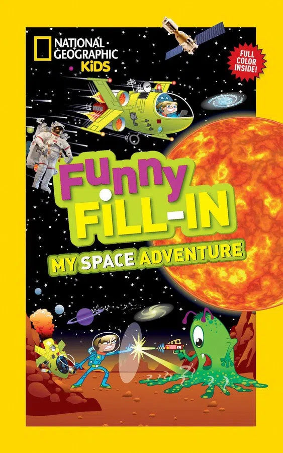 National Geographic Kids Funny Fillin: My Space Adventure-Children’s interactive and activity books and kits-買書書 BuyBookBook