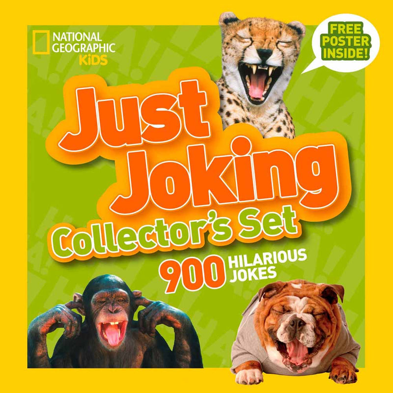 National Geographic Kids Just Joking Collector's Set (Boxed Set)-Children’s / Teenage general interest: Humour and jokes-買書書 BuyBookBook