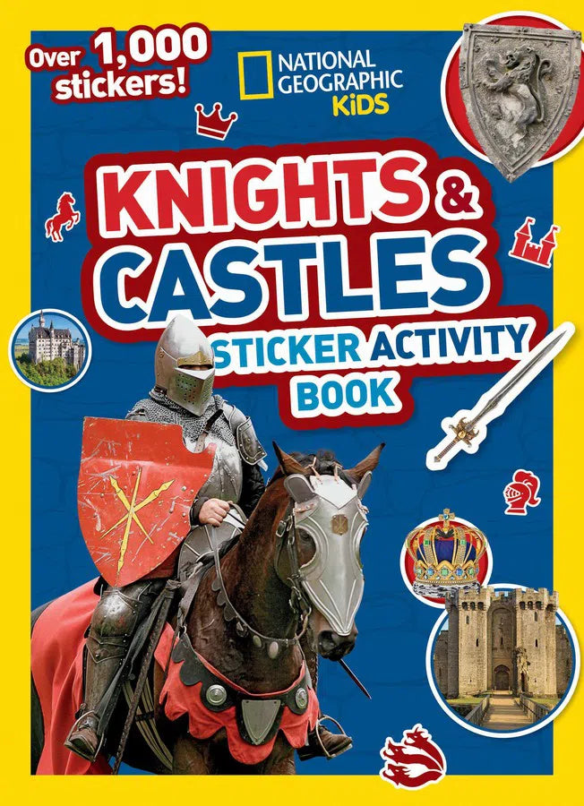 National Geographic Kids Knights and Castles Sticker Activity Book-Children’s interactive and activity books and kits-買書書 BuyBookBook