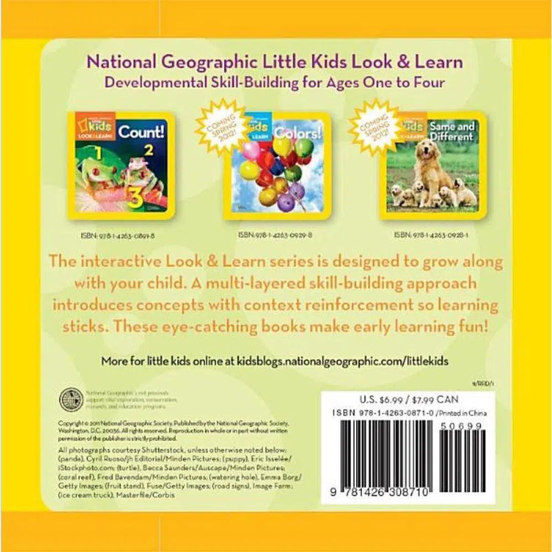 NGK Look and Learn: Match (Board Book) National Geographic