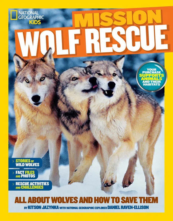 National Geographic Kids Mission: Wolf Rescue-Children’s / Teenage general interest: Nature and animals-買書書 BuyBookBook