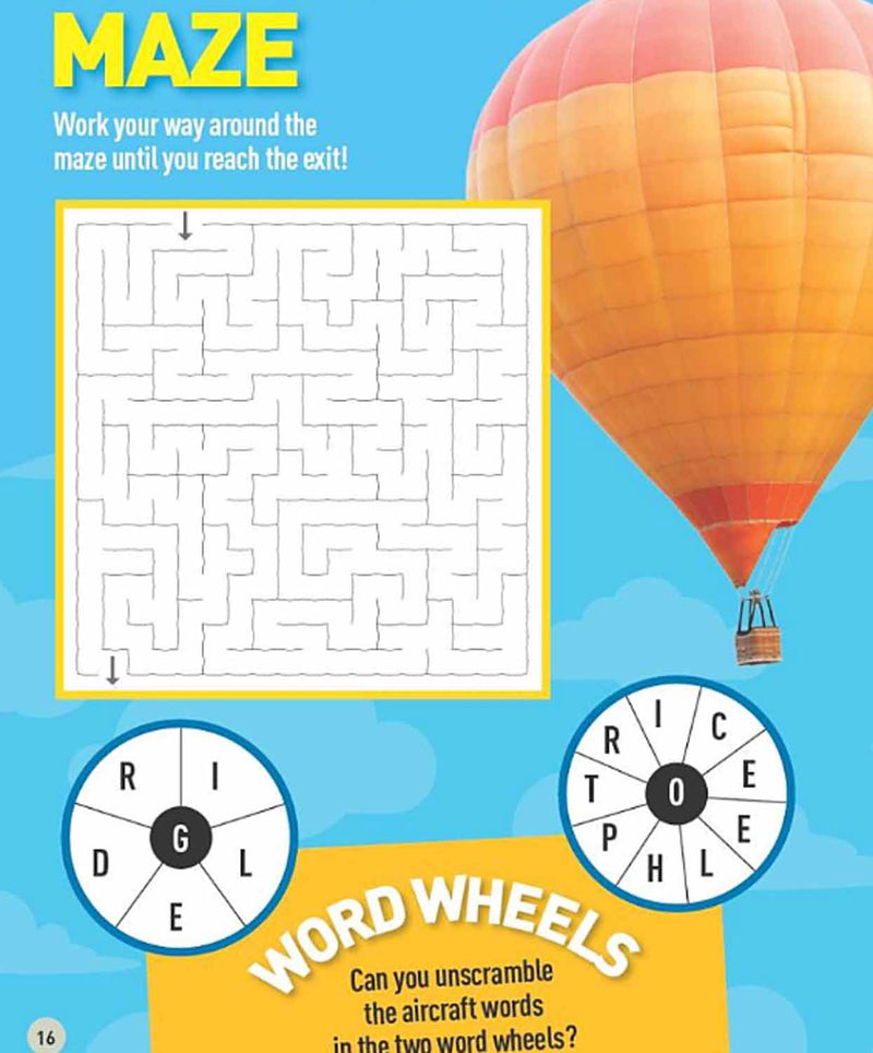 National Geographic Kids Puzzle Book: On the Go-Activity: 益智解謎 Puzzle & Quiz-買書書 BuyBookBook