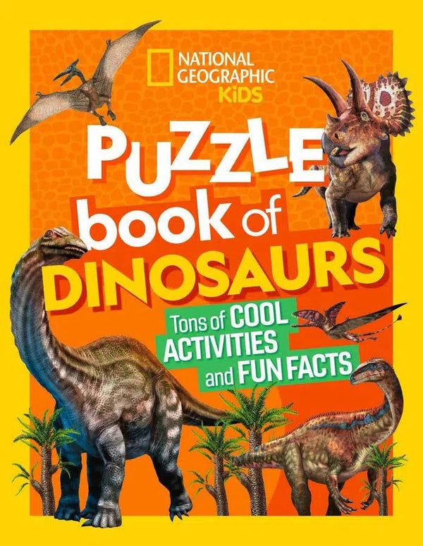 National Geographic Kids Puzzle Book of Dinosaurs-Children’s / Teenage general interest: Puzzles and quizzes-買書書 BuyBookBook