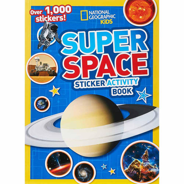 National Geographic Kids Super Space Sticker Activity Book-Children’s interactive and activity books and kits-買書書 BuyBookBook