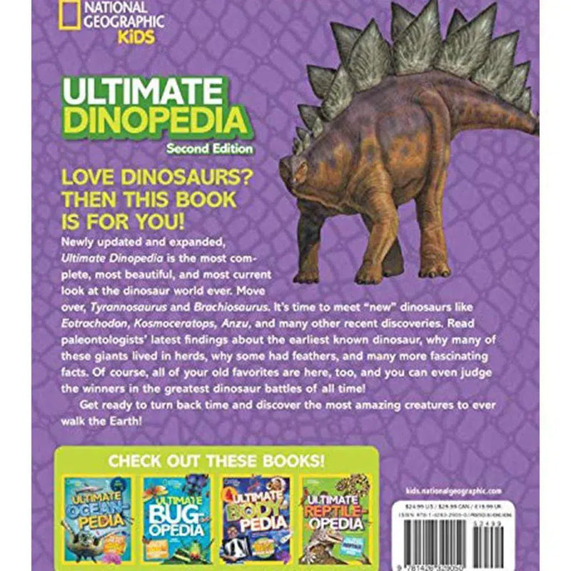 National Geographic Kids Ultimate Dinopedia, Second Edition-Children’s / Teenage general interest: Dinosaurs and prehistoric world-買書書 BuyBookBook