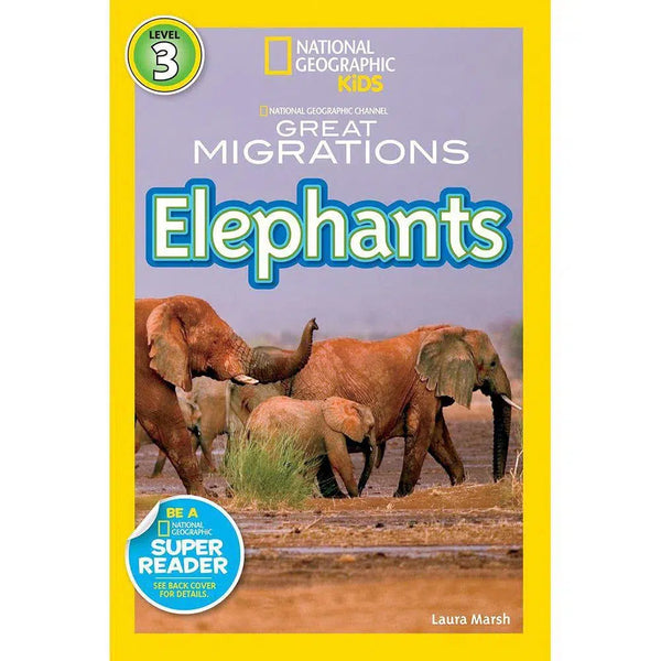 National Geographic Readers: Great Migrations Elephants-Educational: First / native language: Readers and reading schemes-買書書 BuyBookBook