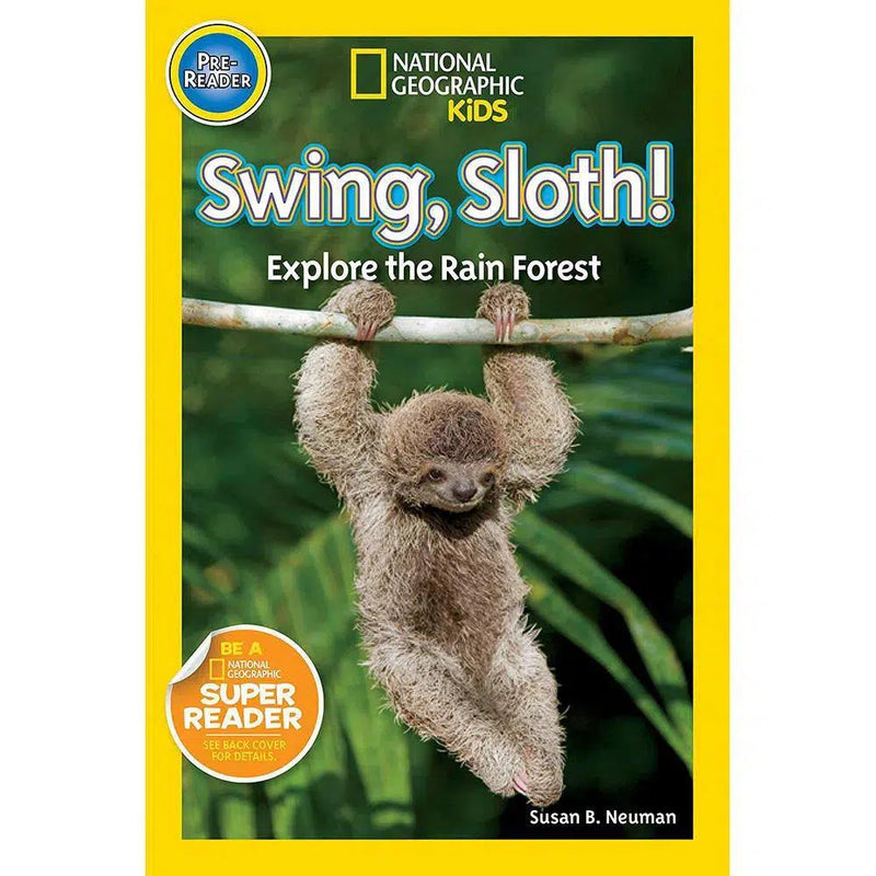 National Geographic Readers: Swing Sloth!-Educational: First / native language: Readers and reading schemes-買書書 BuyBookBook