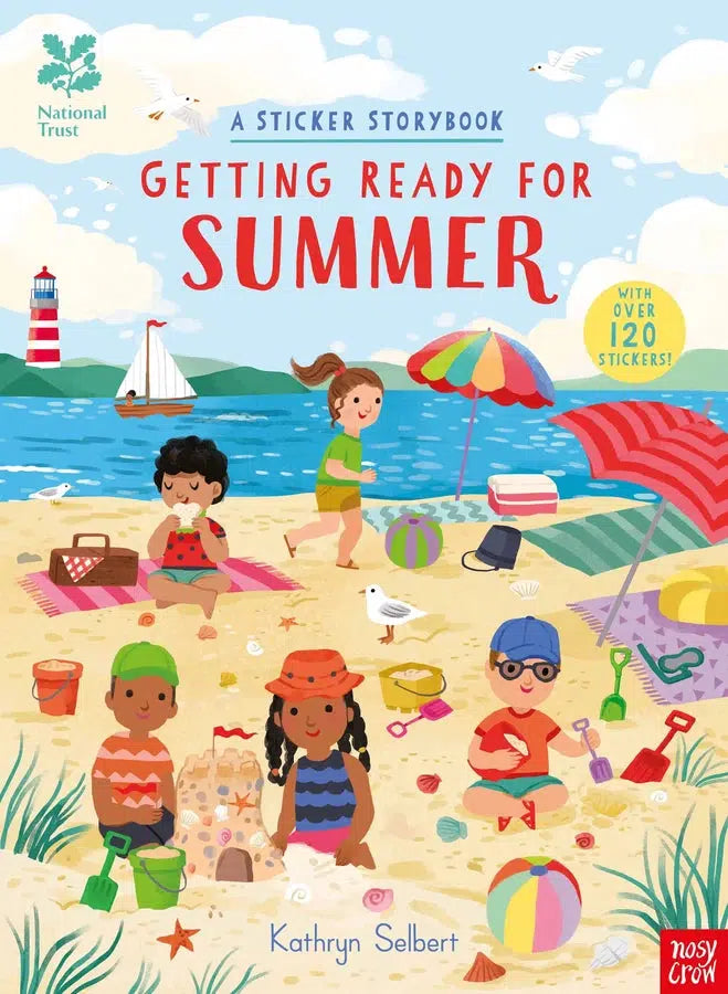 National Trust: Getting Ready for Summer, A Sticker Storybook-Children’s interactive and activity: papercrafts-買書書 BuyBookBook