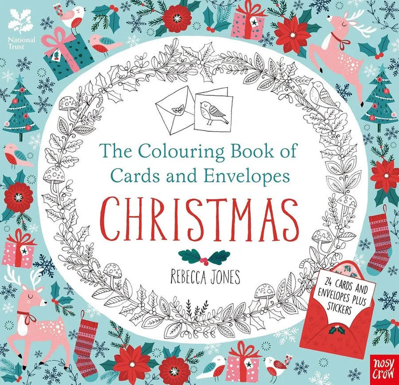 National Trust: The Colouring Book of Cards and Envelopes - Christmas-Children’s interactive and activity books and kits-買書書 BuyBookBook