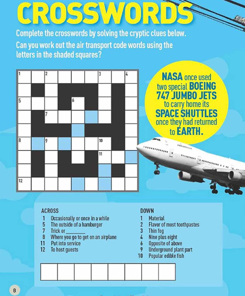 National Geographic Kids Puzzle Book: On the Go-Activity: 益智解謎 Puzzle & Quiz-買書書 BuyBookBook