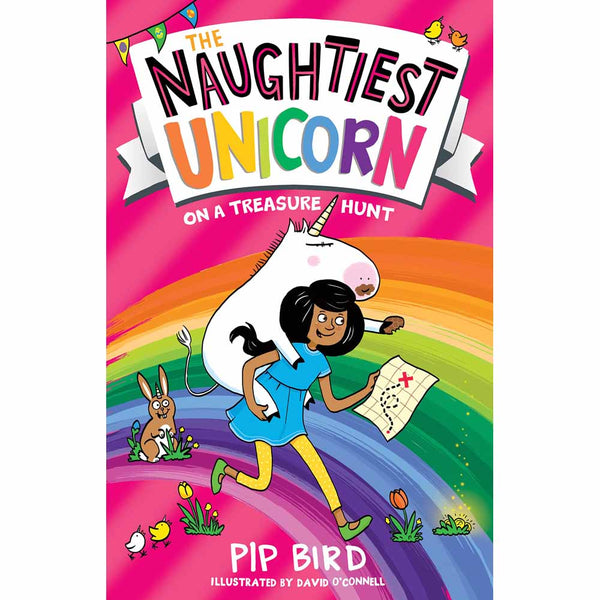 Naughtiest Unicorn #10, The - on a Treasure Hunt (Paperback) (UK)(aka Dave the Unicorn)(Pip Bird) Harpercollins (UK)