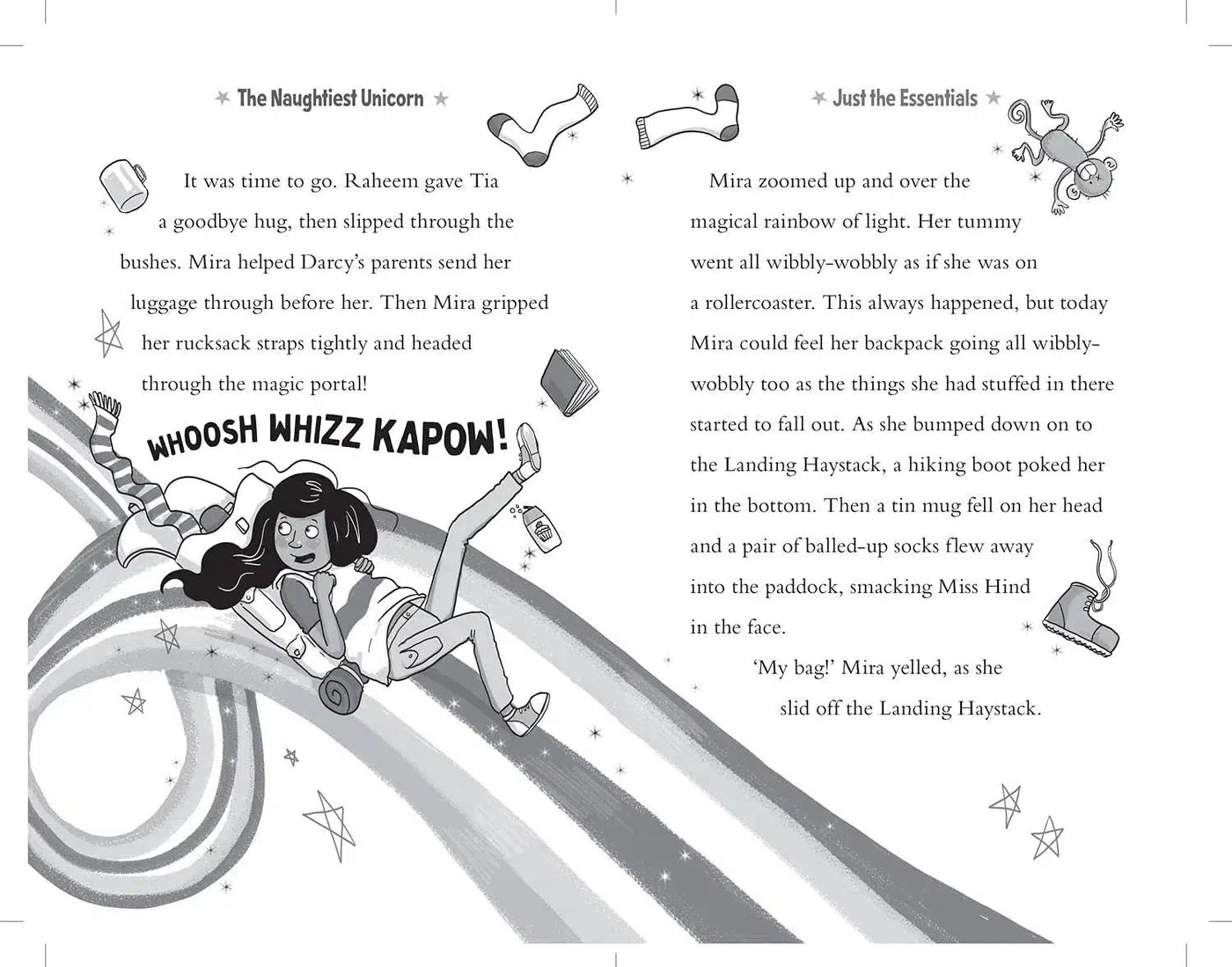 Naughtiest Unicorn #08, The - on Holiday (Paperback) (UK)(aka Dave the Unicorn)(Pip Bird) Harpercollins (UK)