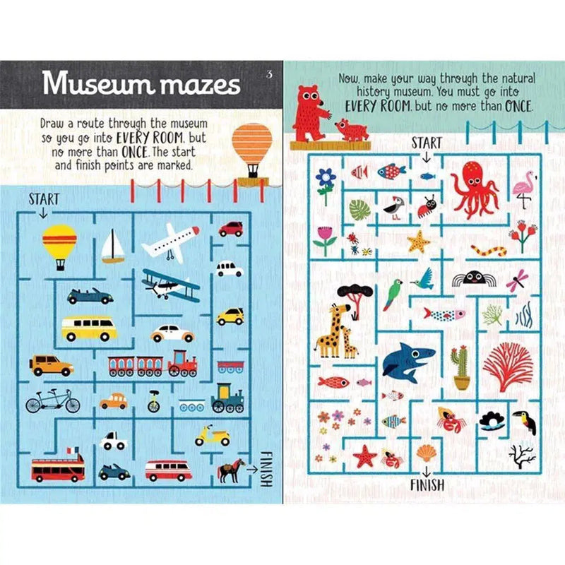 Never Get Bored Mazes (Wipe Clean) Usborne