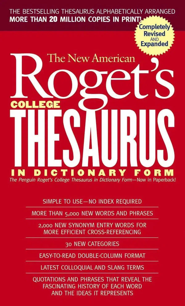 New American Roget's College Thesaurus in Dictionary Form (Revised & Updated)-Language and Linguistics-買書書 BuyBookBook