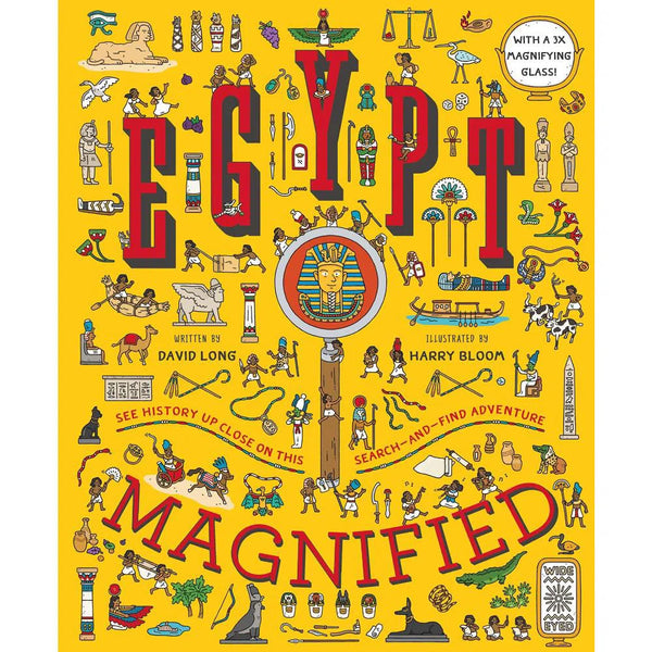 Egypt Magnified: With a 3x Magnifying Glass-Nonfiction: 歷史戰爭 History & War-買書書 BuyBookBook