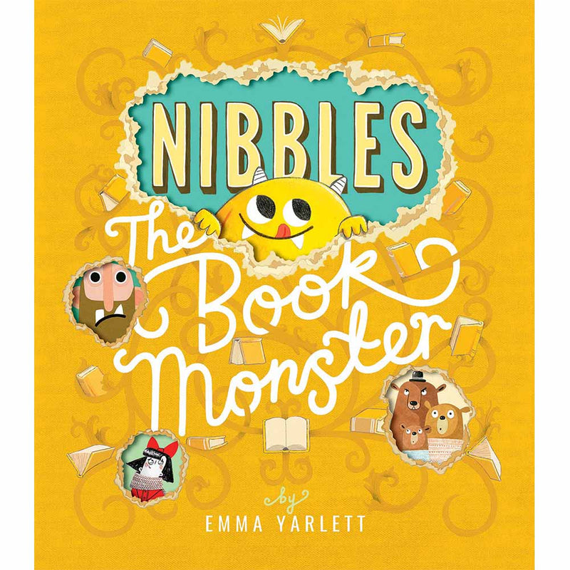 Nibbles the Book Monster-Fiction: 兒童繪本 Picture Books-買書書 BuyBookBook