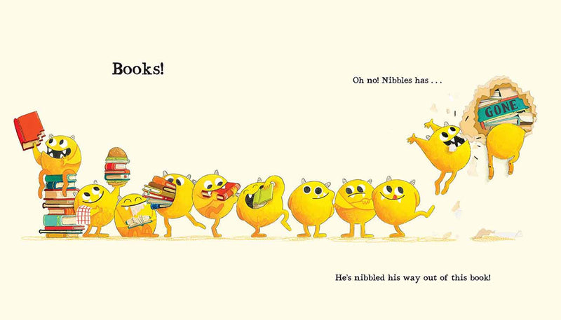 Nibbles the Book Monster-Fiction: 兒童繪本 Picture Books-買書書 BuyBookBook