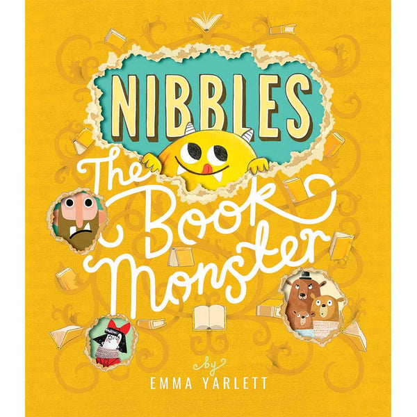 Nibbles the Book Monster-Fiction: 兒童繪本 Picture Books-買書書 BuyBookBook