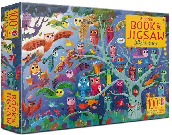 Night time (Usborne Book and Jigsaw) (100 pcs) Usborne