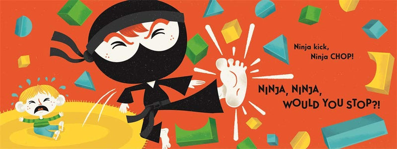 Ninja, Ninja, Never Stop! (Board Book) - 買書書 BuyBookBook