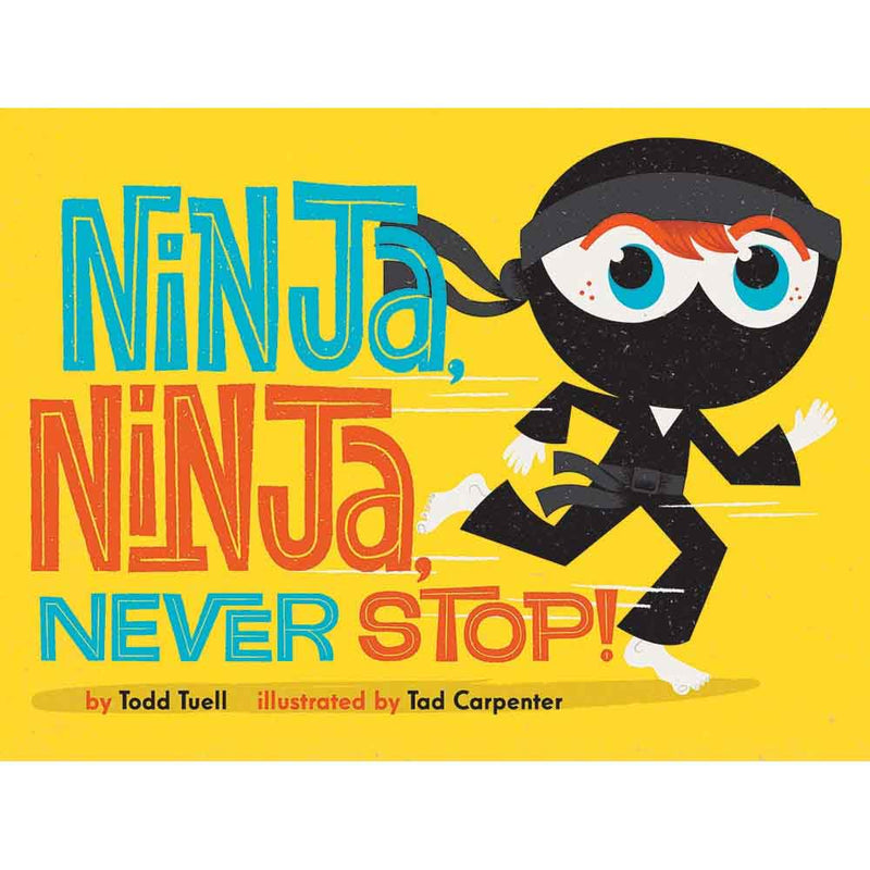 Ninja, Ninja, Never Stop! (Board Book) - 買書書 BuyBookBook