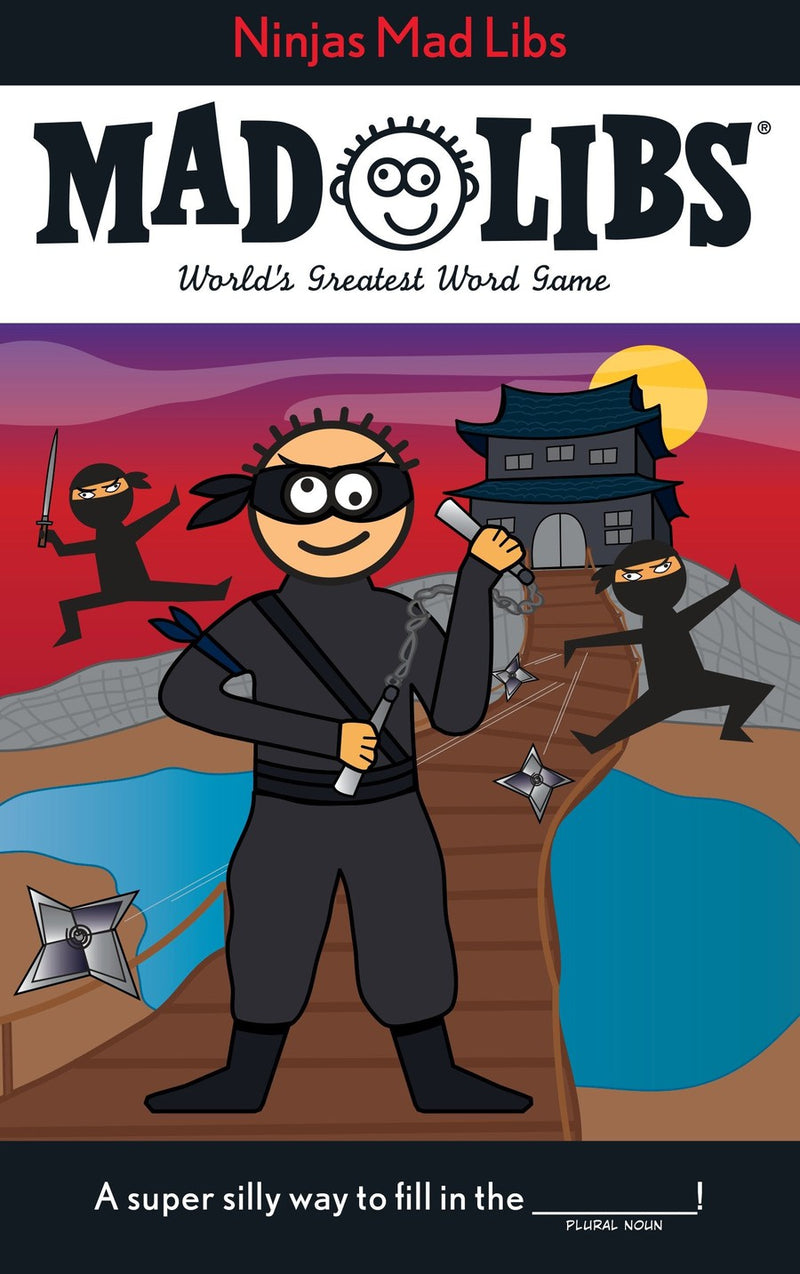 Ninjas Mad Libs-Children’s interactive and activity books and kits-買書書 BuyBookBook