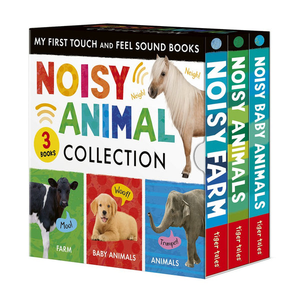 Noisy Animal 3-Book Boxed Set: My First Touch and Feel Sound Books-Children’s / Teenage fiction: Nature and animal stories-買書書 BuyBookBook