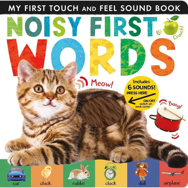 Noisy First Words (Touch and Feel Sound Board Book) PRHUS