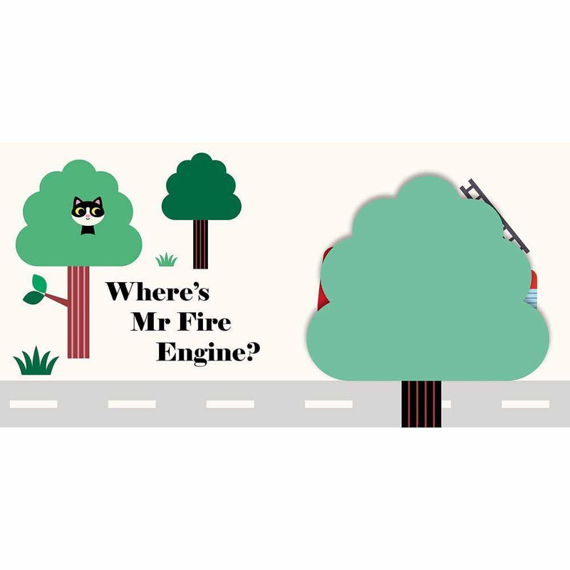 Nosy Crow Felt Flaps - Where's Mr Fire Engine? (Board Book) Nosy Crow