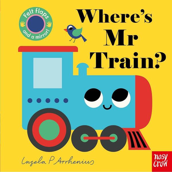 Nosy Crow Felt Flaps - Where's Mr Train? (Ingela P. Arrhenius)-Nonfiction: 學前基礎 Preschool Basics-買書書 BuyBookBook