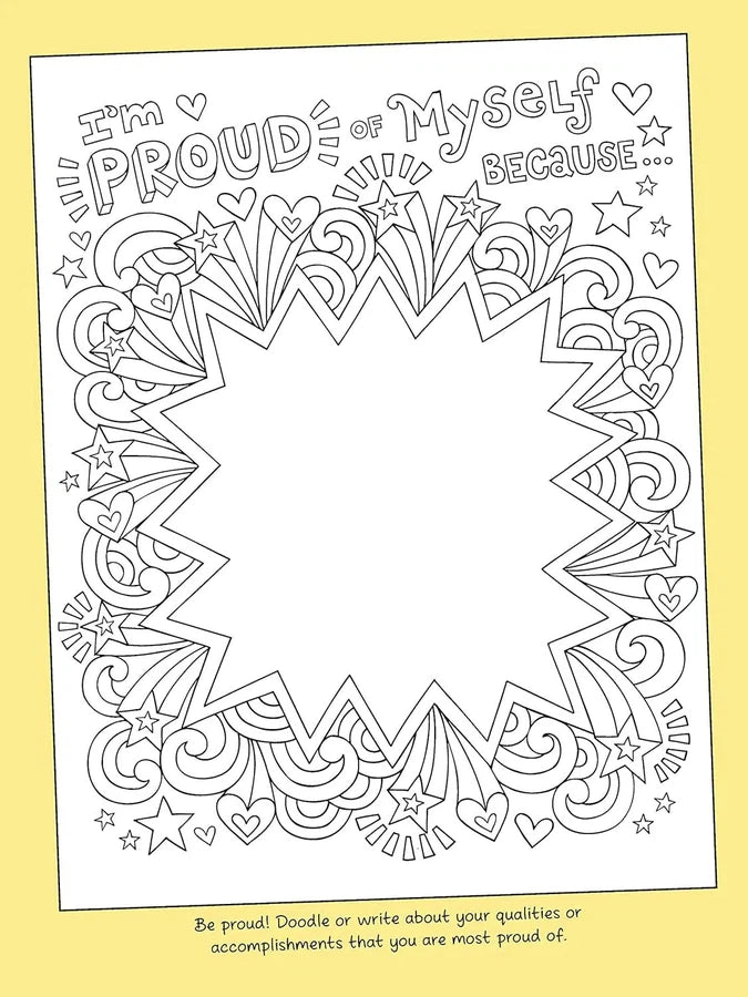 Notebook Doodles Go Girl! Guided Journal-Adult colouring & activity books-買書書 BuyBookBook